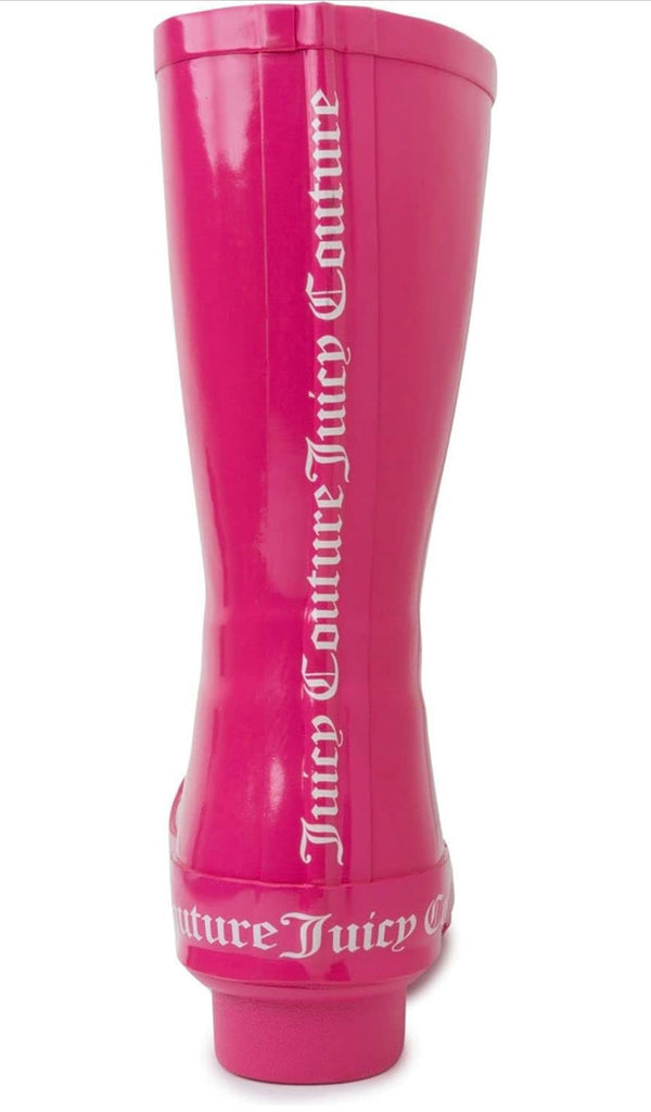 Hot Pink Juicy Couture Rain boots sz 8