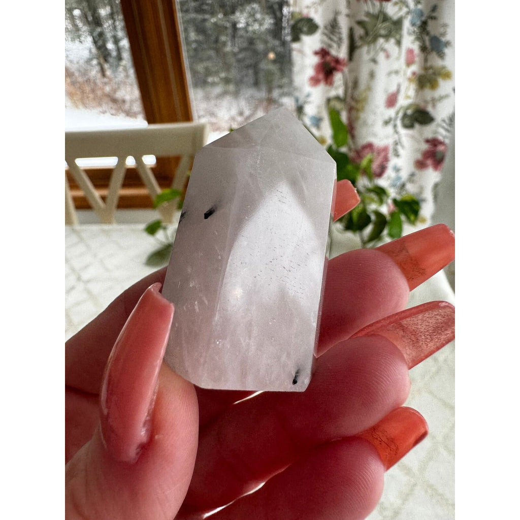 Tourmalated Quartz Crystal Tower