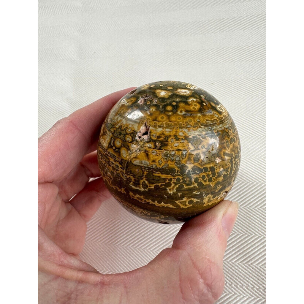 8th vein Ocean Jasper Crystal sphere