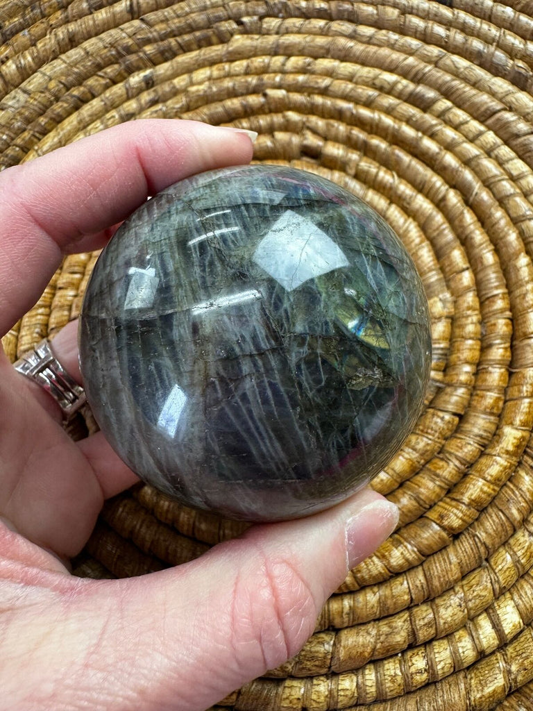 Labradorite Crystal Sphere