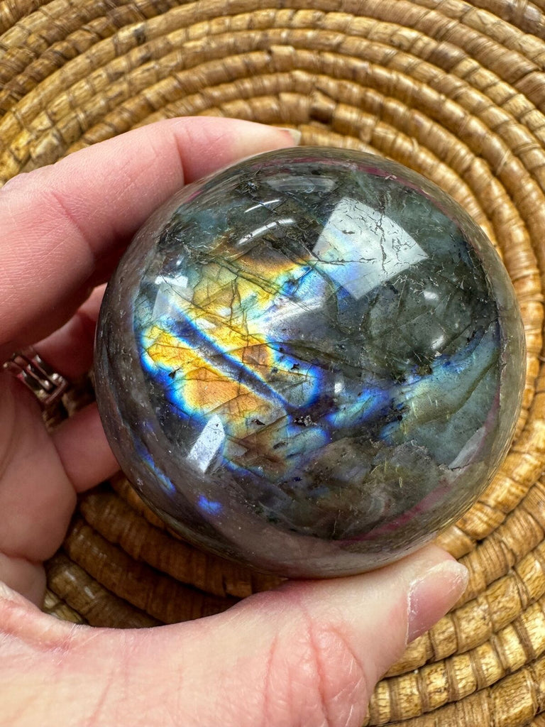 Labradorite Crystal Sphere