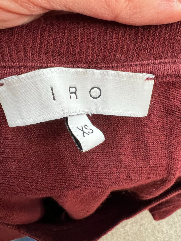 IRO Paris distressed linen tee sz XSmall