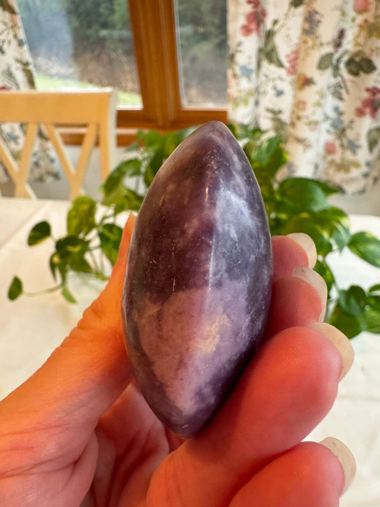 Lepidolite Palm Stone