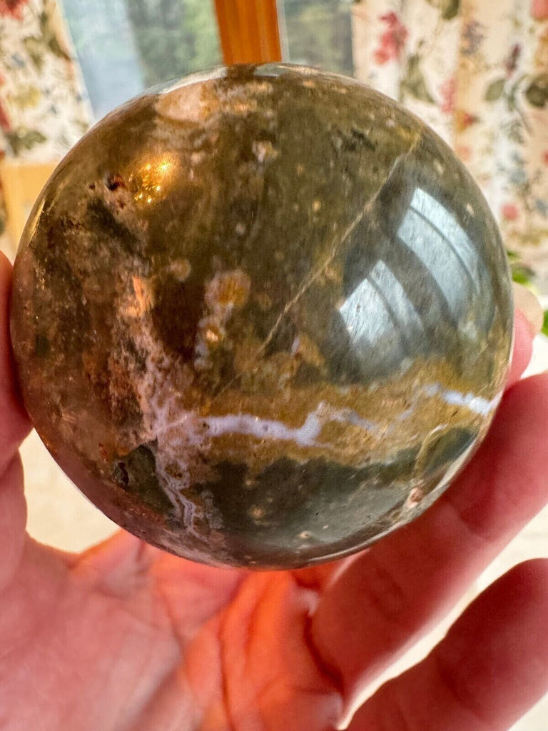 Ocean Jasper Crystal Sphere