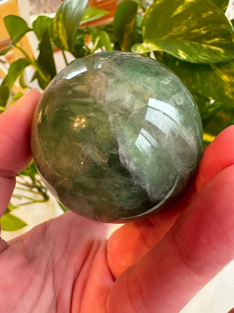 Fluorite Crystal Sphere