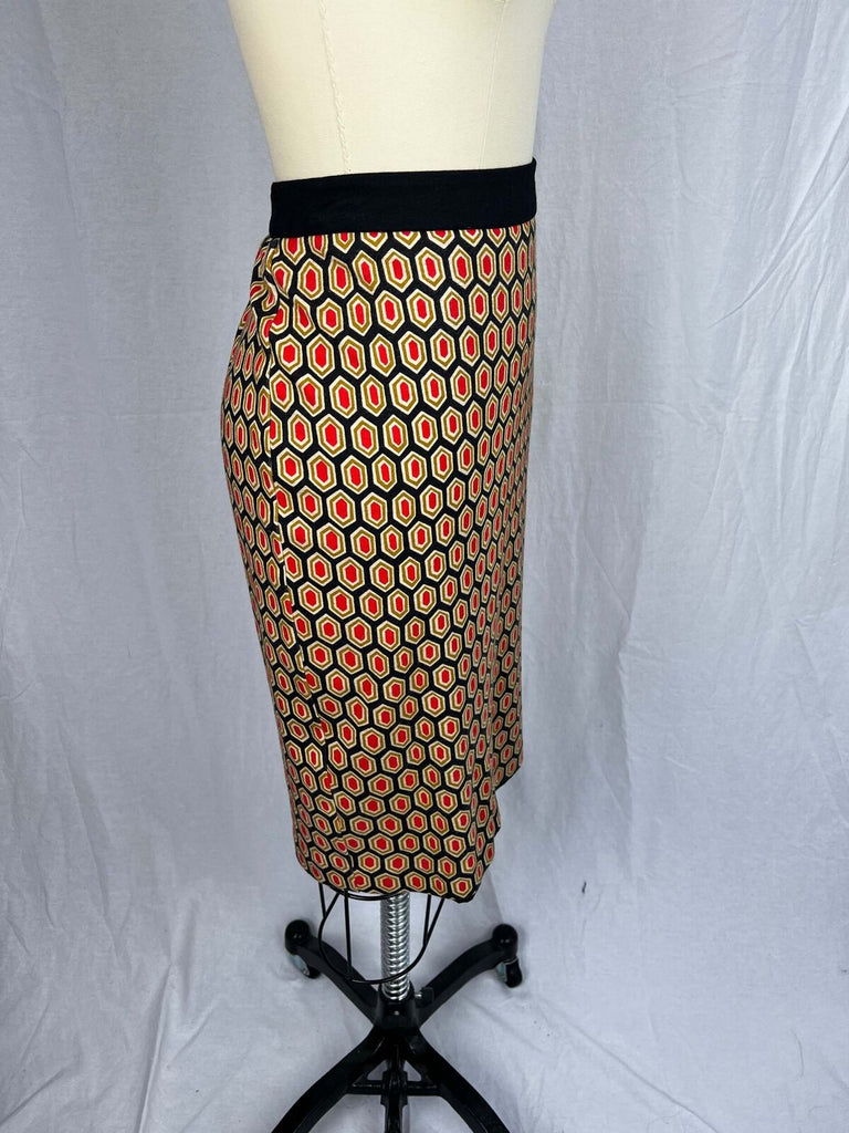 Trina Turk Geometirc Pencil Skirt sz 2