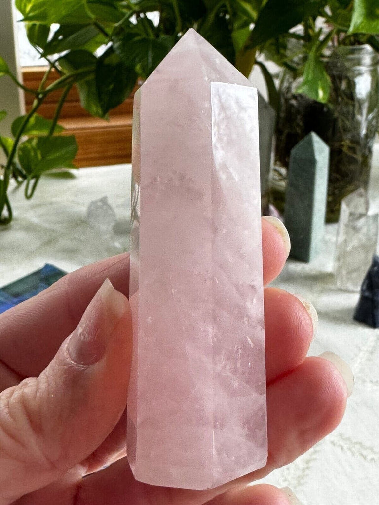 Rose Quartz Crystal tower