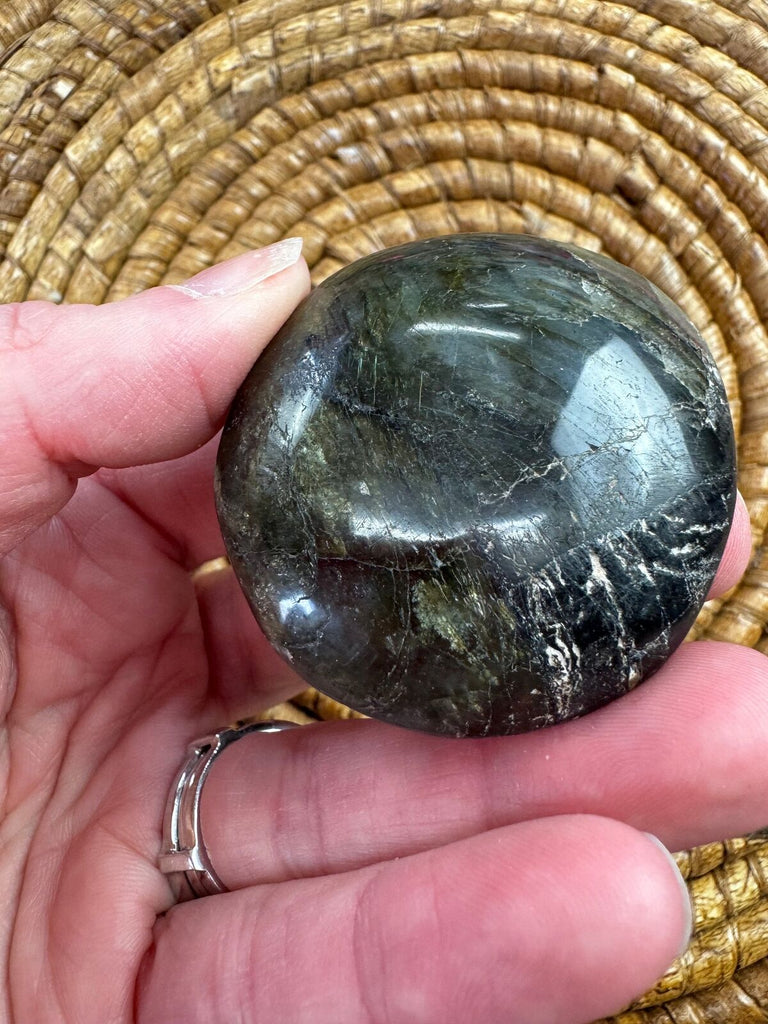 Labradorite Crystal Palm stone