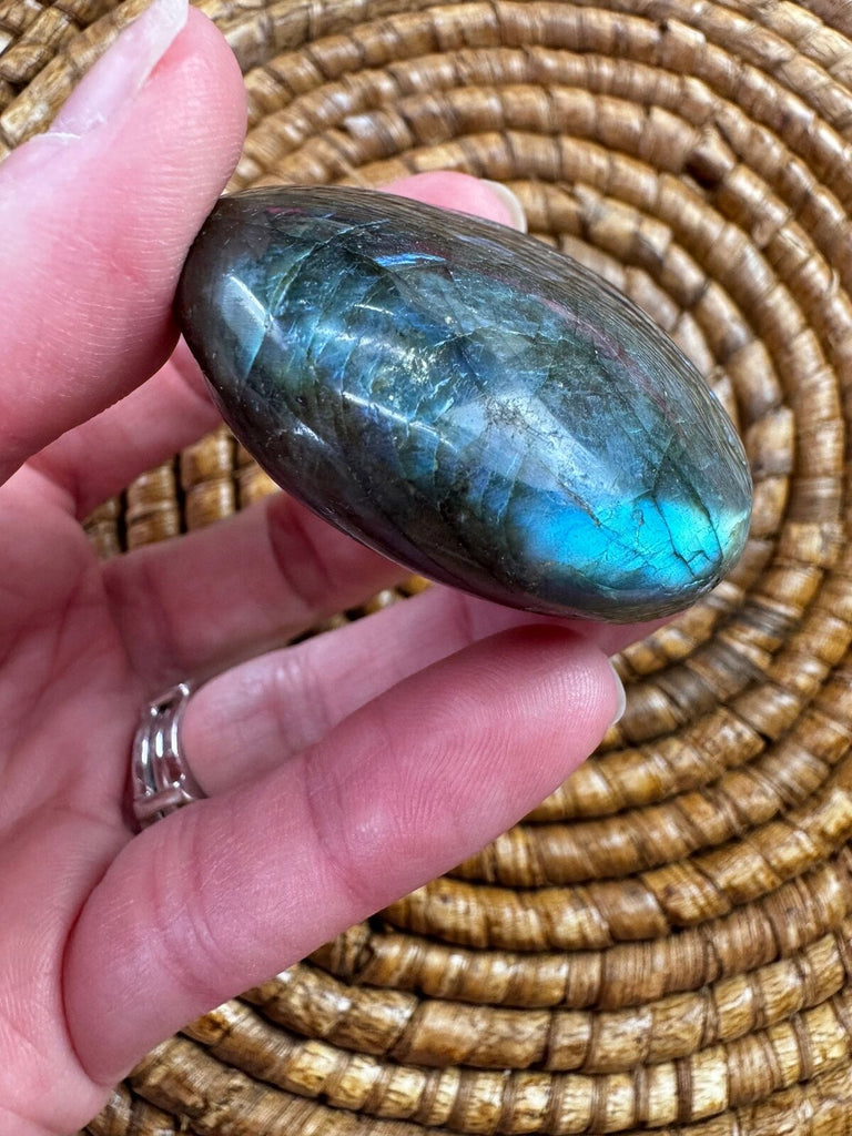 Labradorite Crystal Palm stone