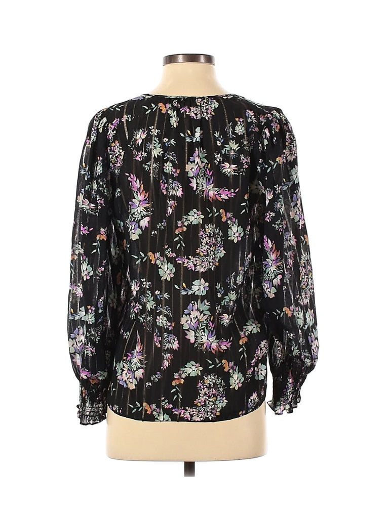 Rebecca Taylor Floral Print Silk Blouse Size 2