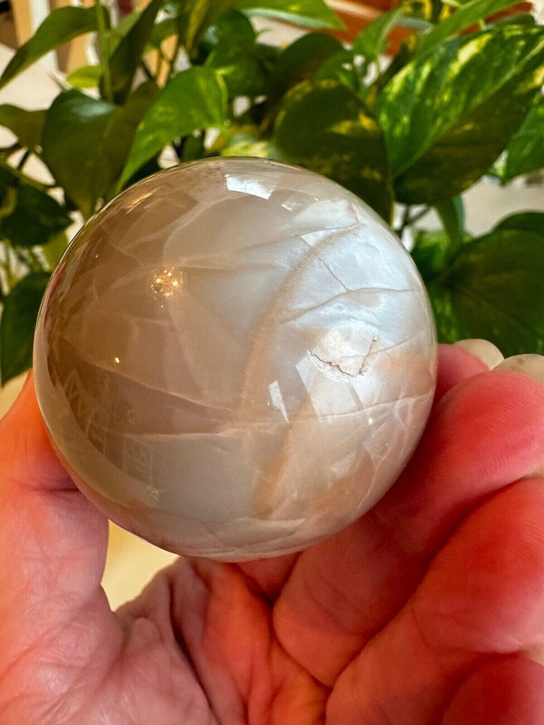 Peach Moonstone Crystal Sphere