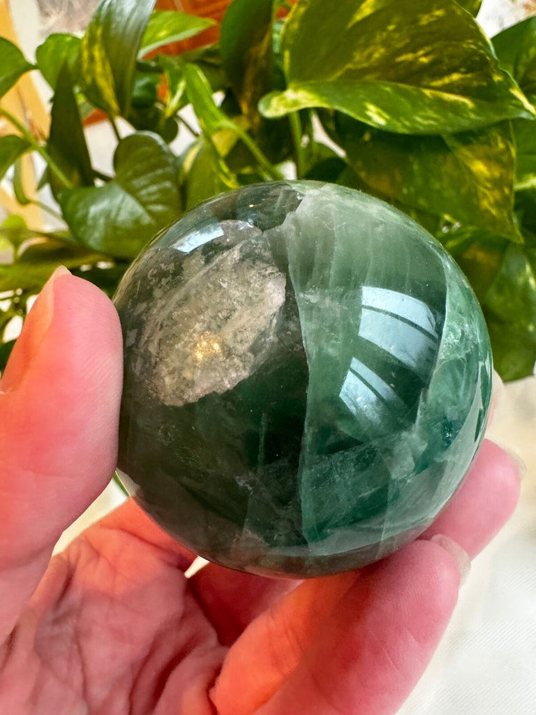 Fluorite Crystal Sphere