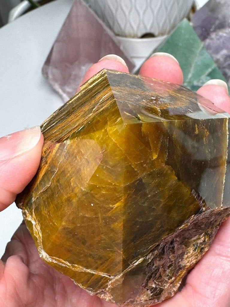 Tigers Eye Power Point Crystal