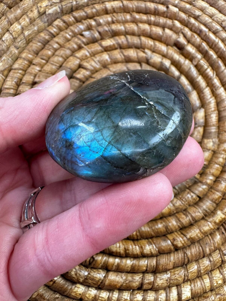 Labradorite Crystal Palm stone