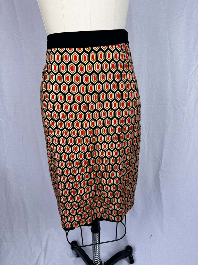 Trina Turk Geometirc Pencil Skirt sz 2