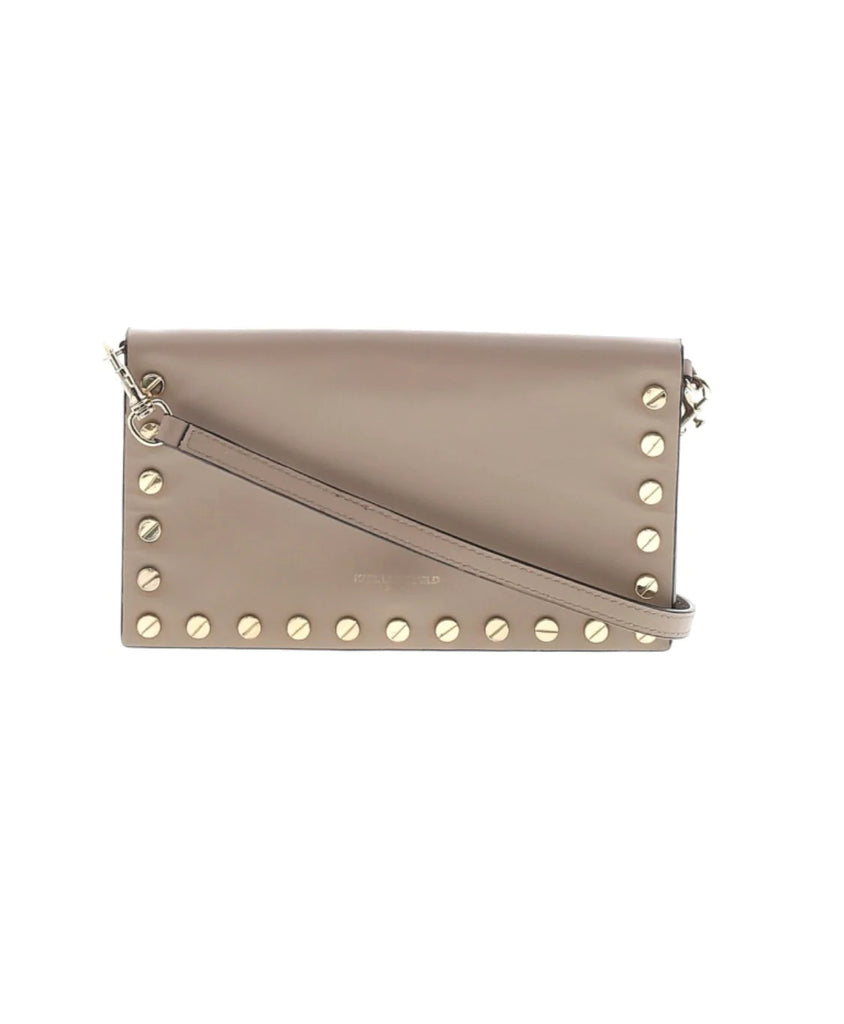 Karl Lagerfeld leather crossbody wallet clutch