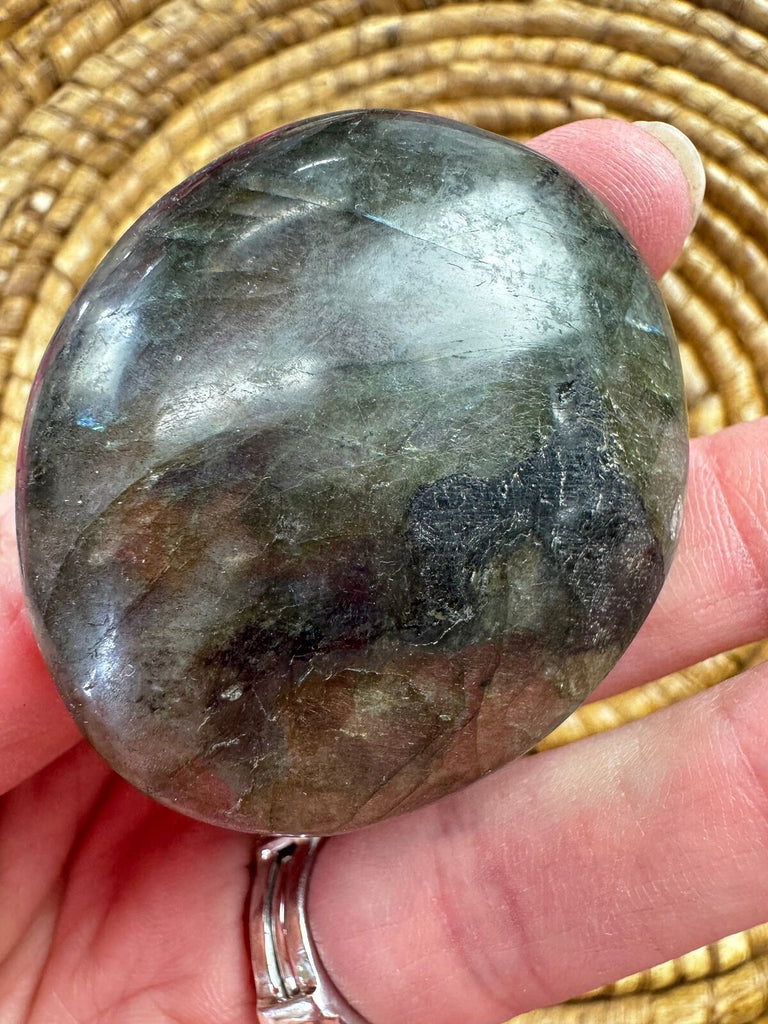 Labradorite Crystal Palm stone