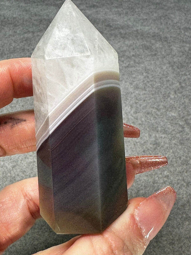 Agate Chalcedony Quartz tower