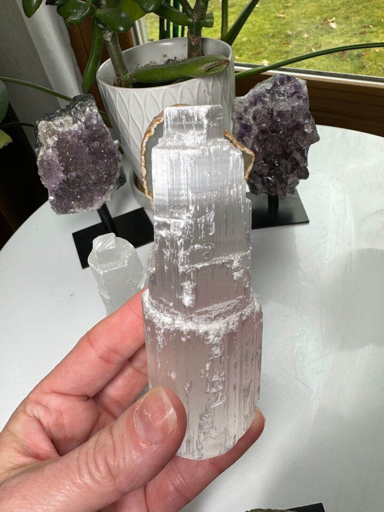 Selanite Gypsum Crystal Tower