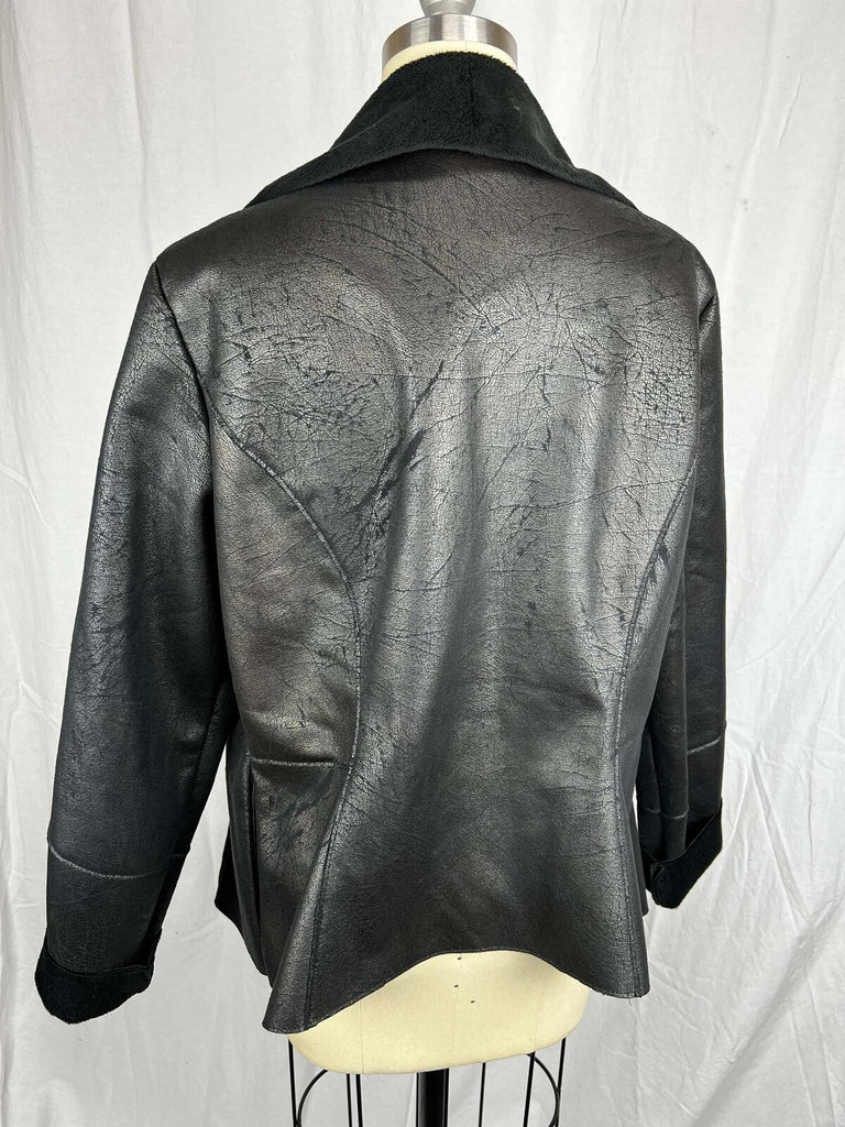 White House Black Market Faux suede jacket sz Large