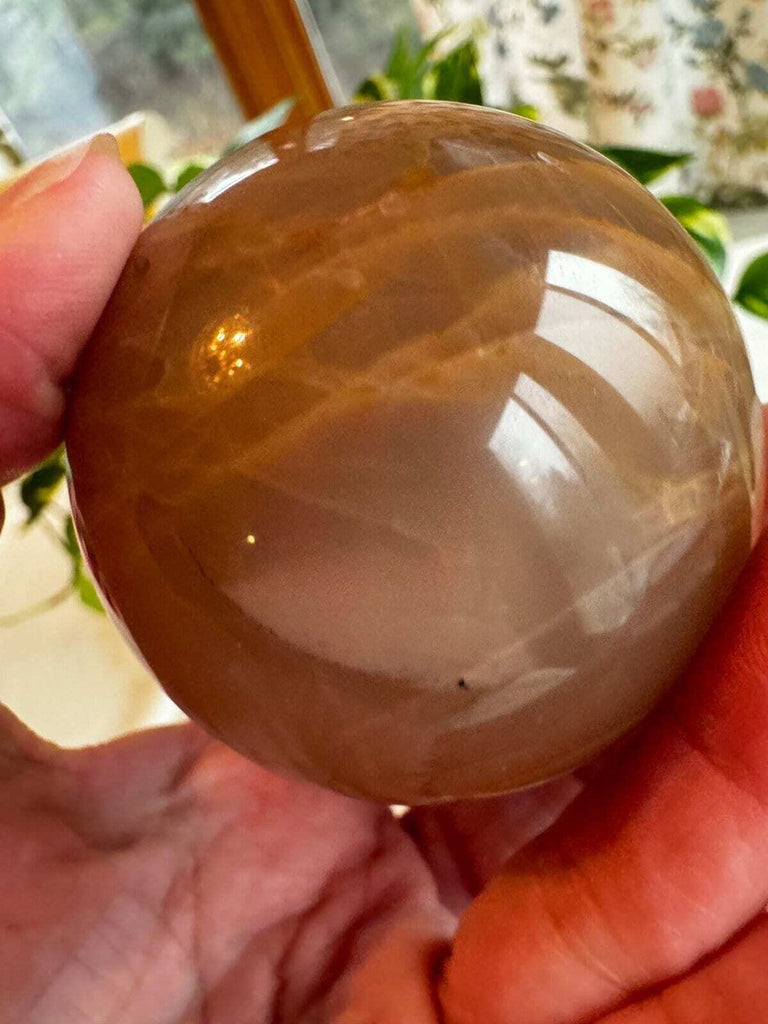 Peach Moonstone Crystal Sphere