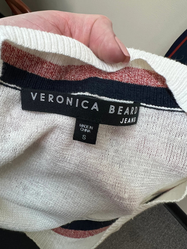 Veronica Beard V-Neck Sweater Size Small