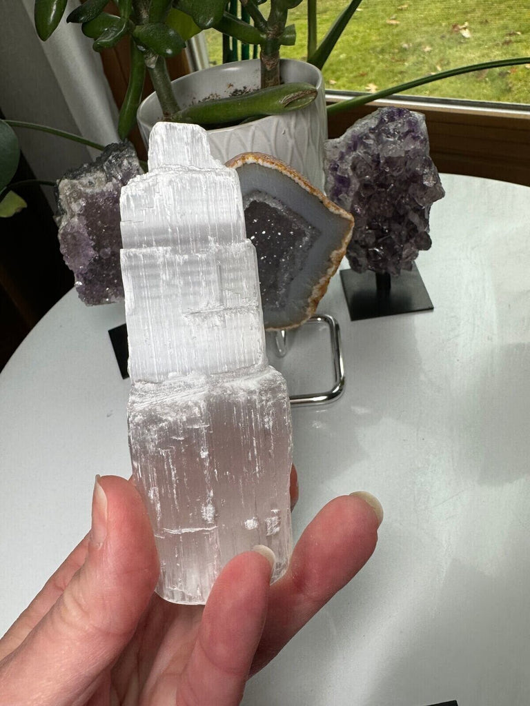 Selanite Gypsum Crystal Tower