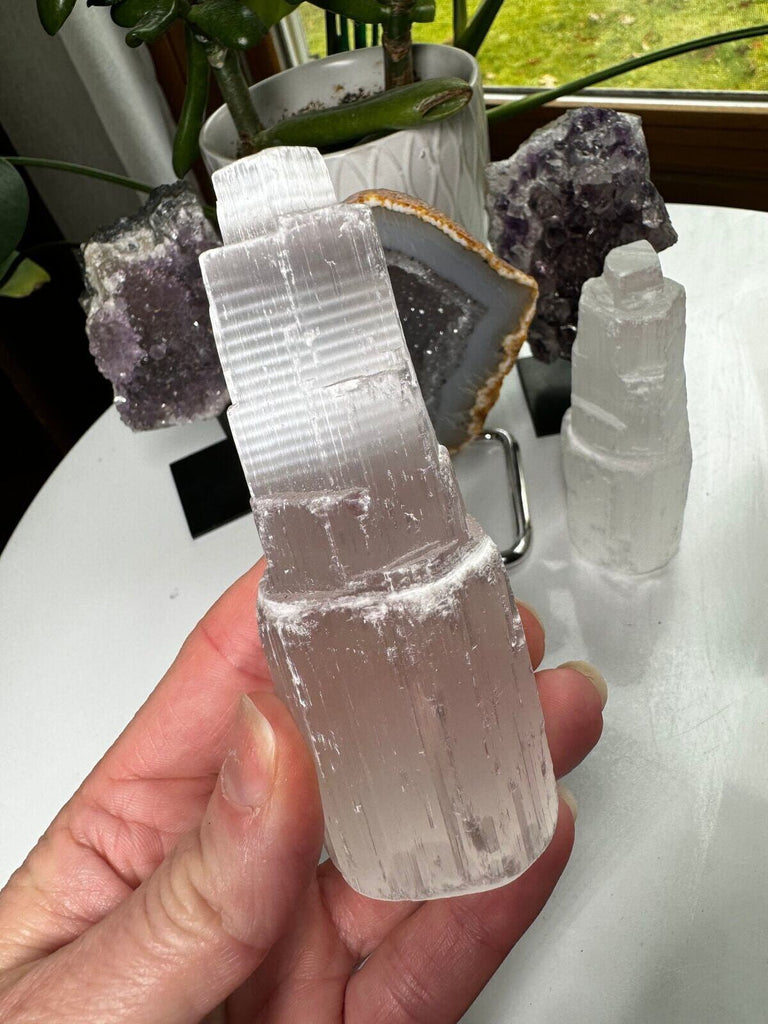 Selanite Gypsum Crystal Tower