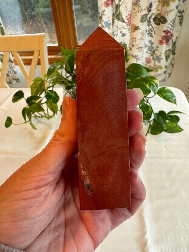 Red Jasper Crystal Tower