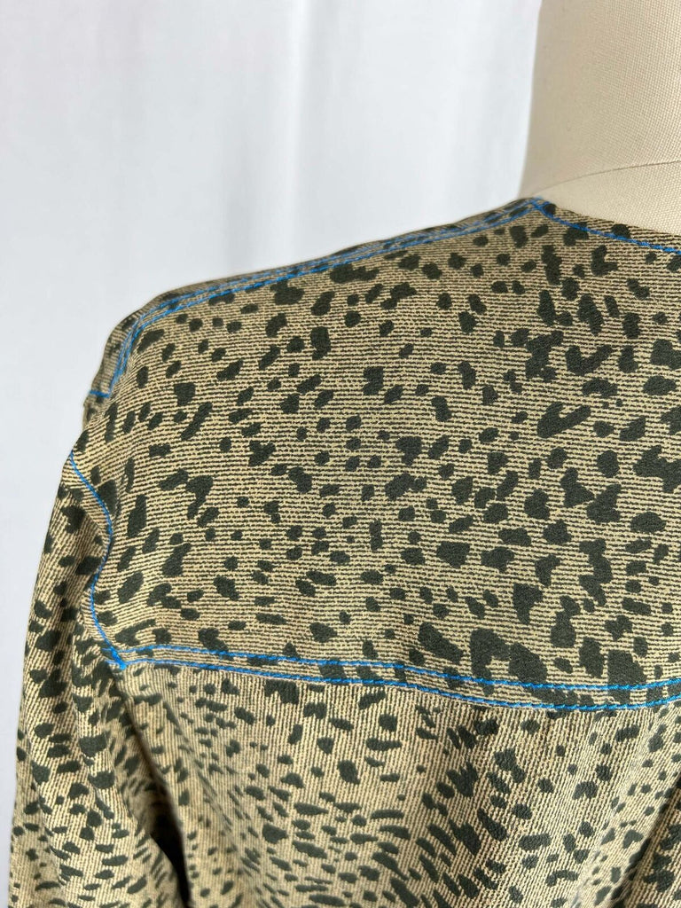 Rag & Bone Olive Shields print blouse sz XS