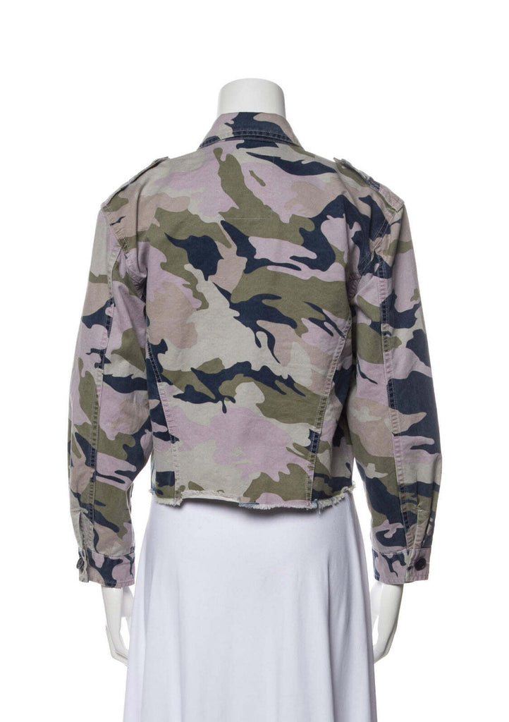 Zadig and Voltaire camo jacket sz small