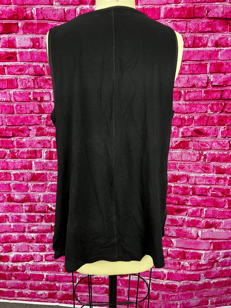 White House Black market satin front tank size medium