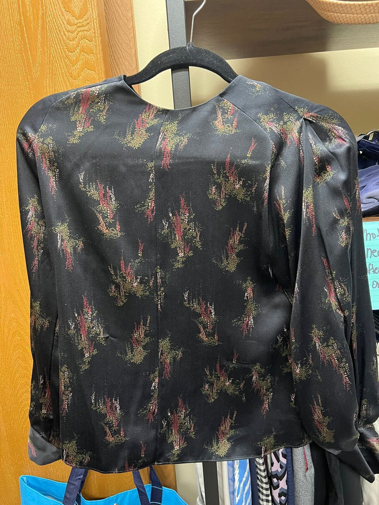 Vince print blouse sz XS