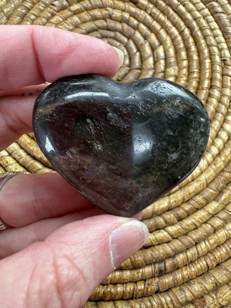 Labradorite heart Crystal palm stone