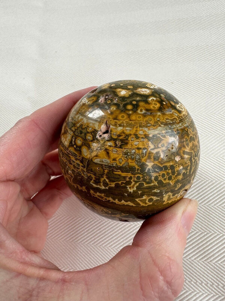 8th vein Ocean Jasper Crystal sphere