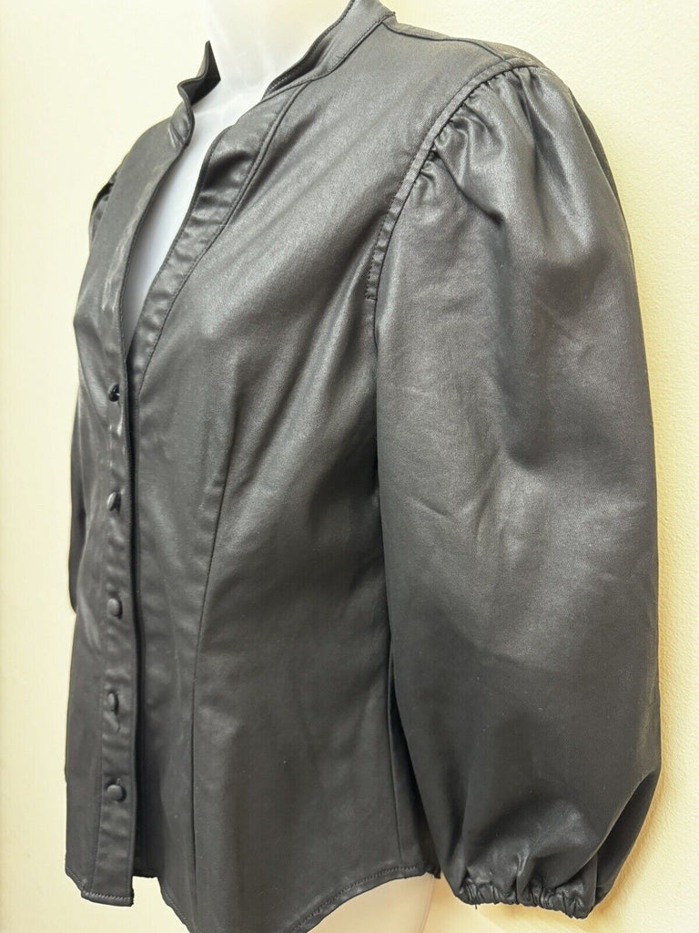 White House Black Market Wax jacket sz 12