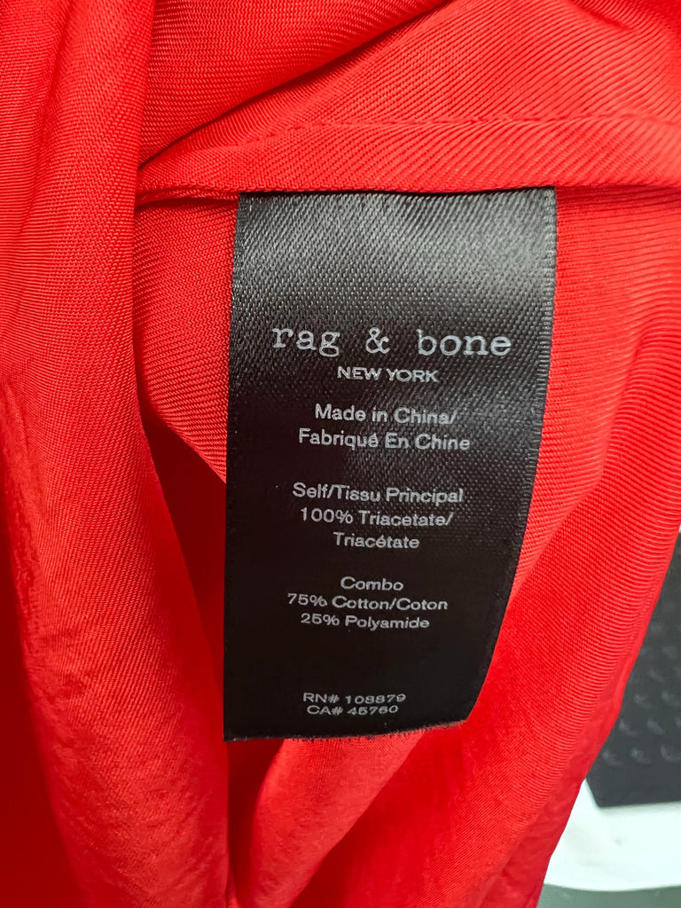 Rag & Bone Red blouse sz XS