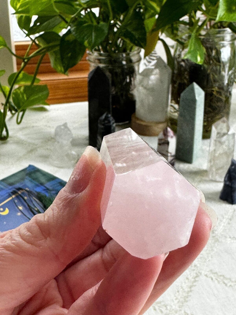 Rose Quartz Crystal tower