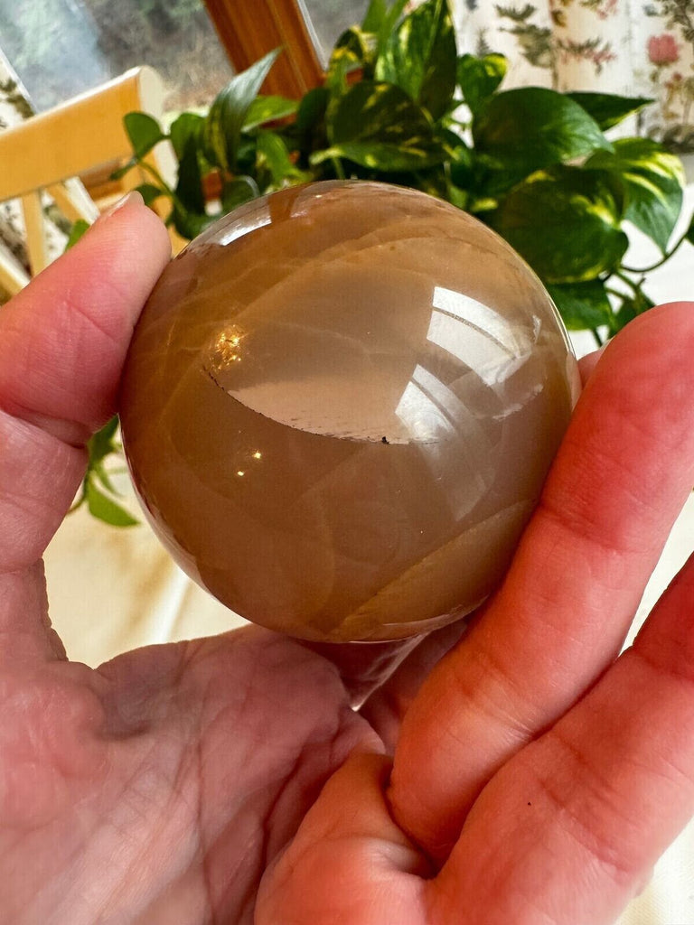 Peach Moonstone Crystal Sphere