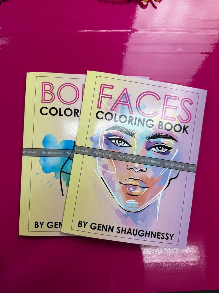 Faces Coloring Book