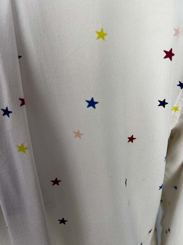 NWT Railz Kate Rainbow Stare print blouse sz XSmall