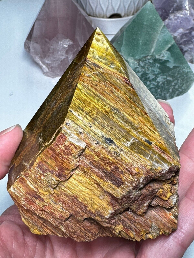 Tigers Eye Power Point Crystal