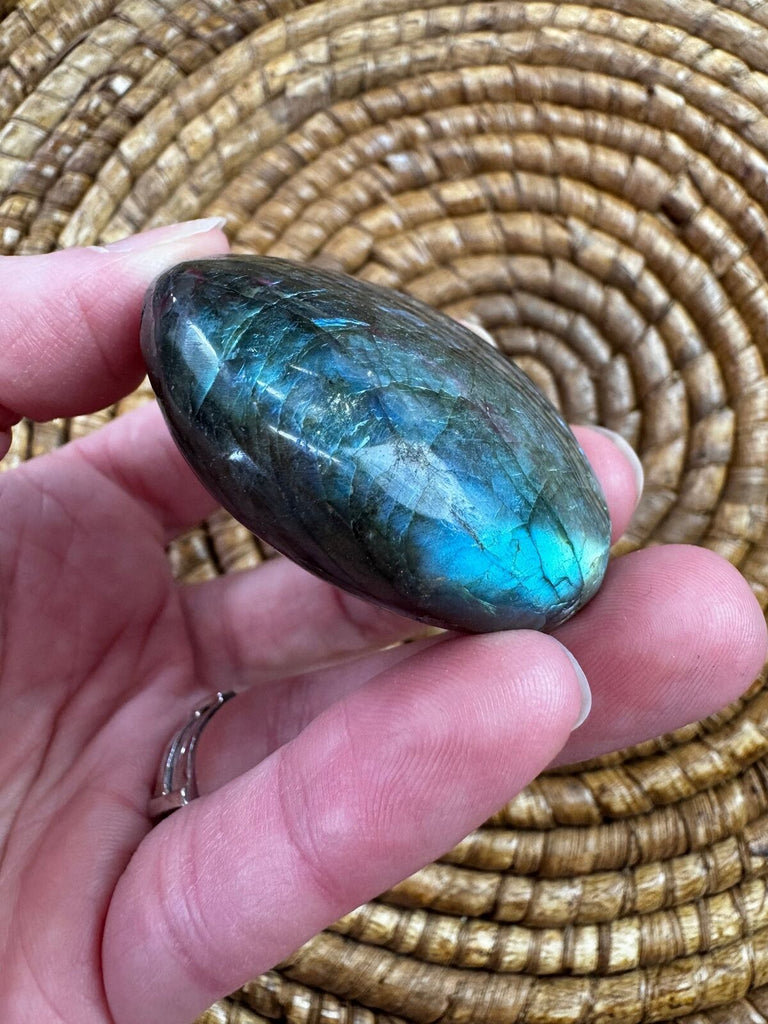 Labradorite Crystal Palm stone