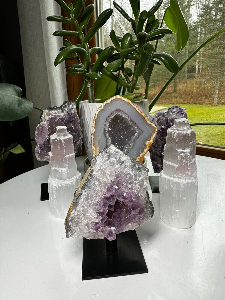 Selanite Gypsum Crystal Tower