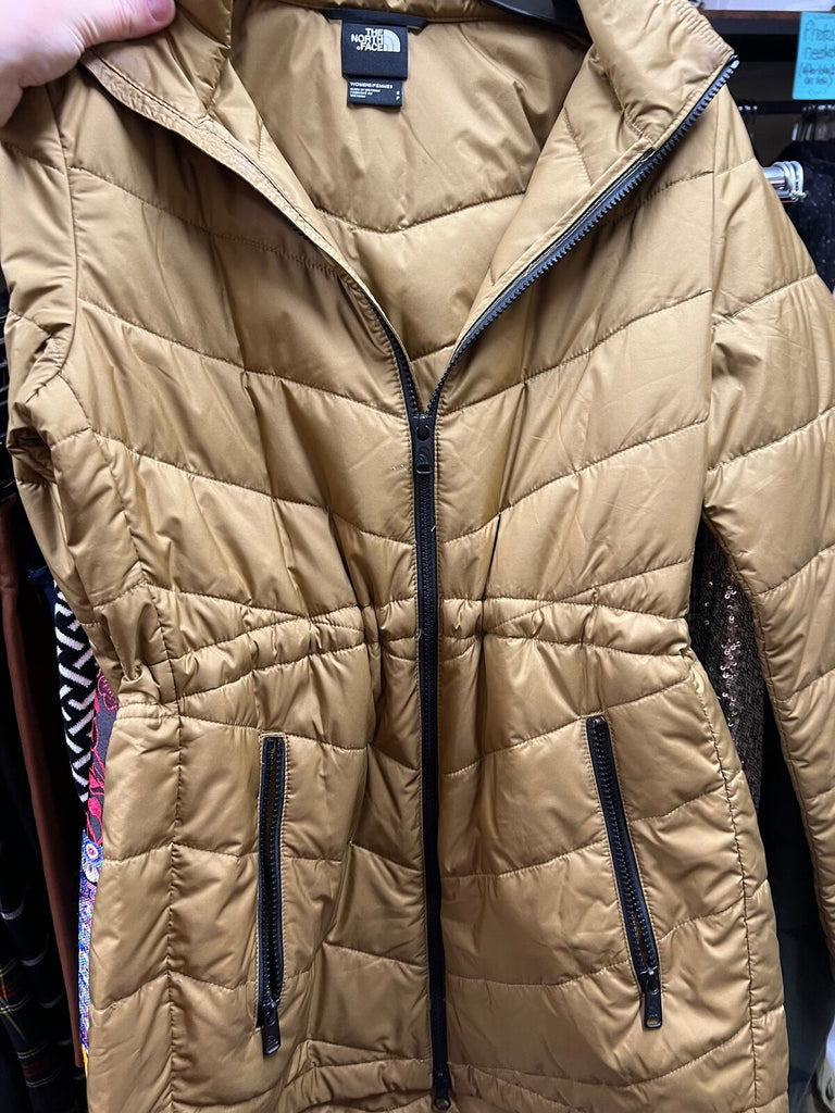North face puffy hooded jacket sz small