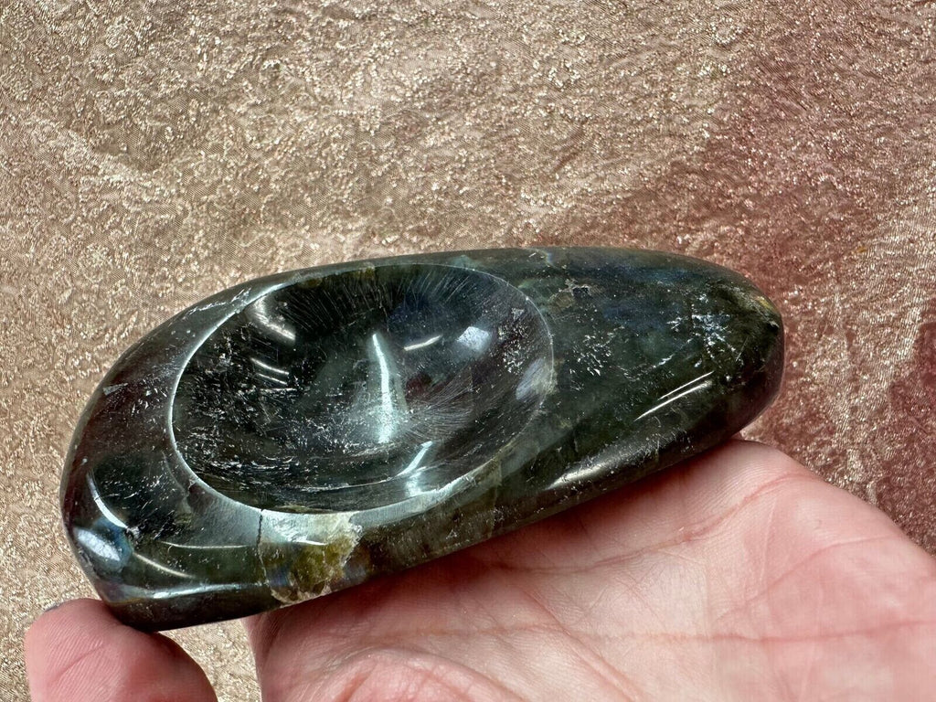 Labradorite Crystal Palm stone