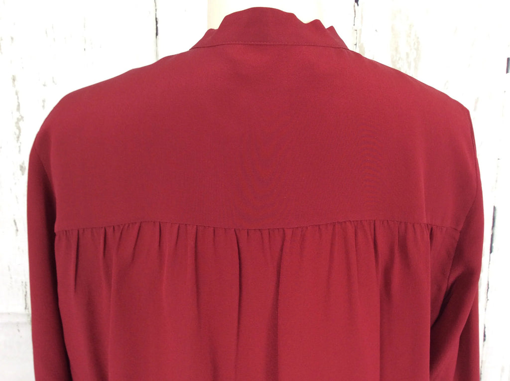 Madewell silk blouse with neck tie size XS