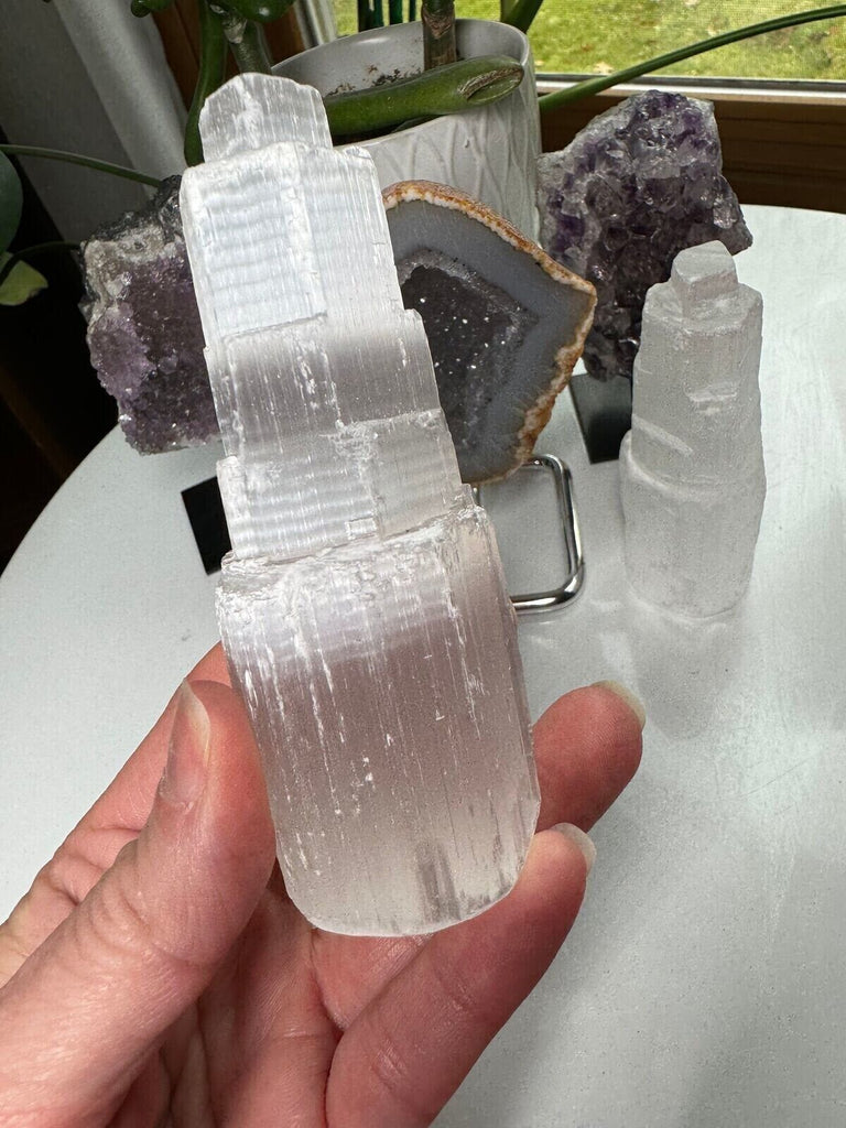 Selanite Gypsum Crystal Tower