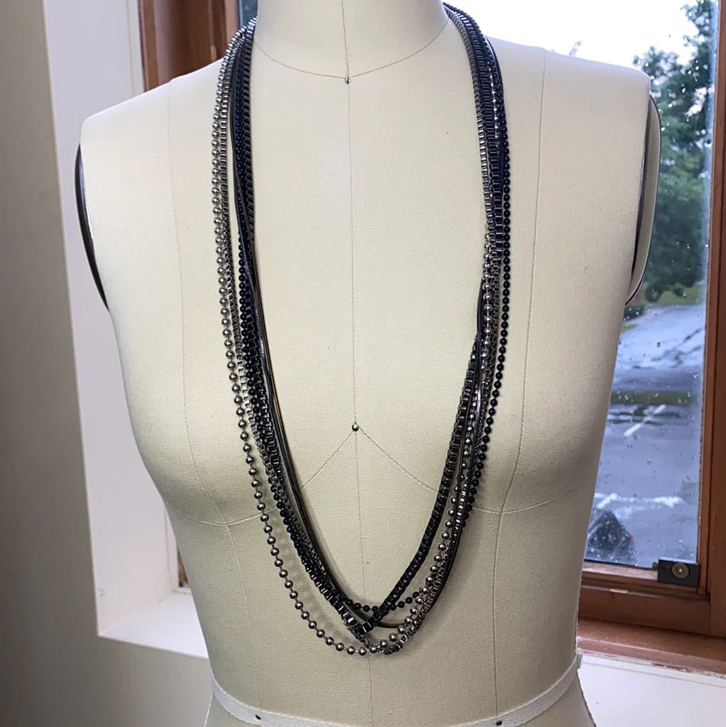 Chico’s multi strand chain necklace