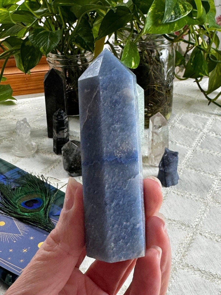 Blue Aventurine Crystal Tower